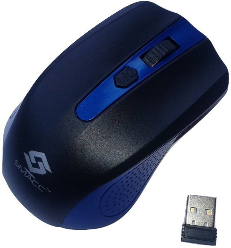 Smacc High Quality Wireless Mouse (Multicolor) Ambidextrous Optical  Gaming Mouse(2.4GHz Wireless, Black/red/blue)