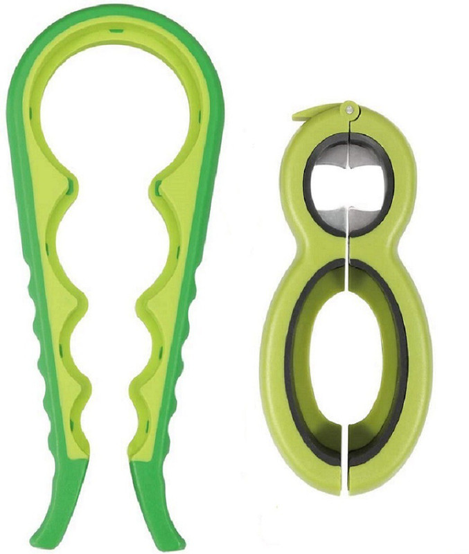 WOLBLIX BOTTLE OPENER 4 & 6 IN 1 Jar Opener Multi-Function Easy to Use Bottle Opener Kitchen Tool Jar Opener for Weak Hands, 6 in 1 and 4 in 1 Multi Opener Kit Perfect for Elderly, Children Bottle Opener Set