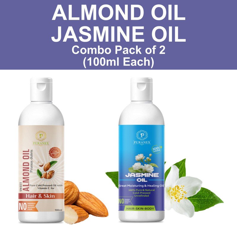puranex 100% Natural & Pure Sweet Almonds Oil(2 Items in the set)