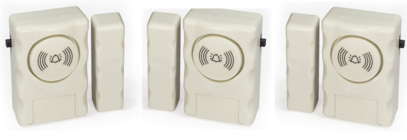 Fedus door open alarm for home, door open sensor alarm, Pack -3 Door & Window Door Window Alarm(105)