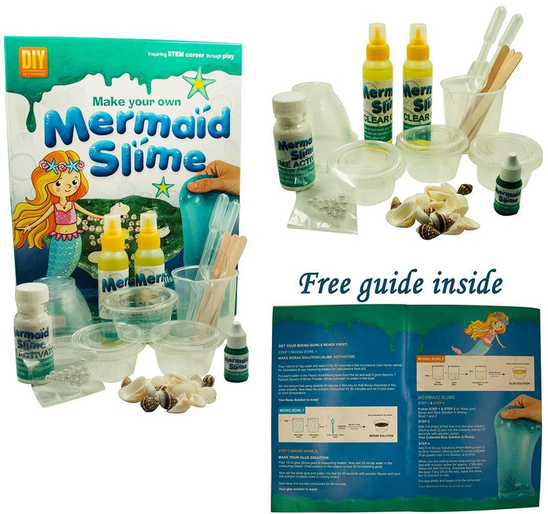 Ekta Make your own Mermaid Slime Multicolor Putty Toy