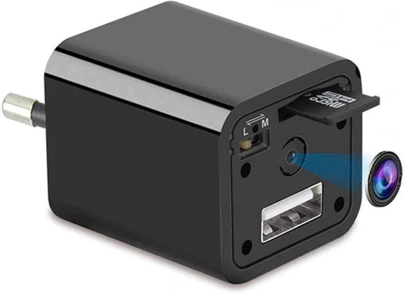 TFG Charger Camera Mini Hidden Spy Camera USB Wall Charger - NO WiFi - NA Voice Recorder(0 inch Display)