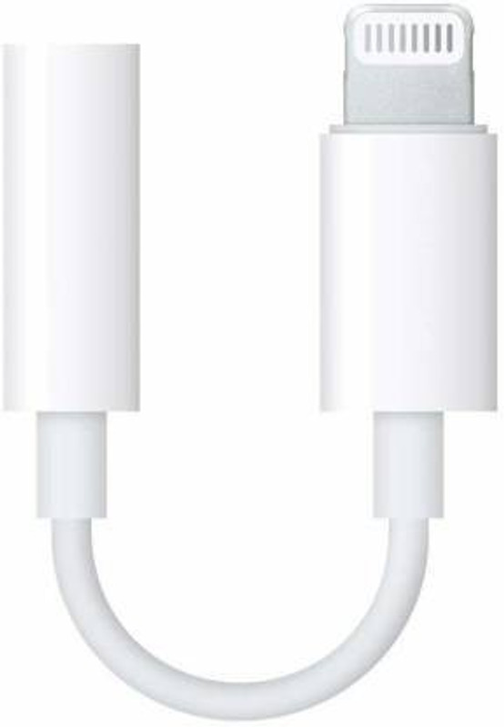 Innovito White White Audio Adapter 3.5 mm Jack Converter Headphone Jack Adapter Connector Support Music Control & Calling Function for iPhone Xs MAX/XR/X/8/7/Plus/6S/6/SE/5S/5C/Pad/for All iOS Devices Phone Converter Phone Converter(IOS)