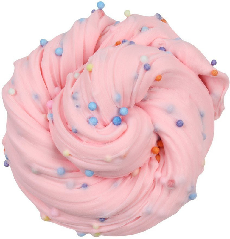 Juliana Pink Light Fluffy Thermacol slime for kids Pink Putty Toy