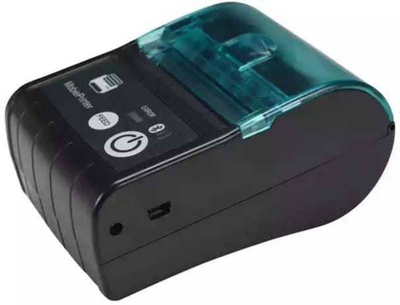 Security Store 2 inch Bluetooth Mobile Printer 58mm- Rechargeable Thermal Receipt Printer