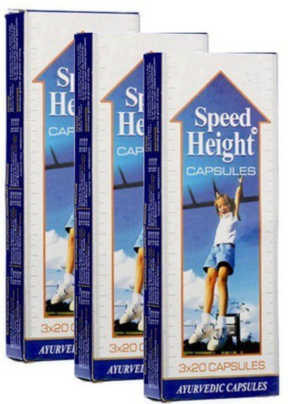 Speed Height 3 x 60 = 180 Capsules(3 x 20 No)