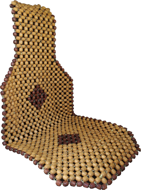 Q1 Beads Wooden Car Seat Cover For Hyundai, Volkswagen, Mahindra, Renault, Nissan, Jeep, Honda, Skoda, Volvo, Maruti, Universal For Car, Fiat, Datsun, Tata, Ford, Toyota, Jaguar Santro, Discovery, Duster, Swift Dzire, Amaze, Accent, Alto, Indigo XL, Innova, i20, i10, Indica, Ignis, Getz Prime, Grand