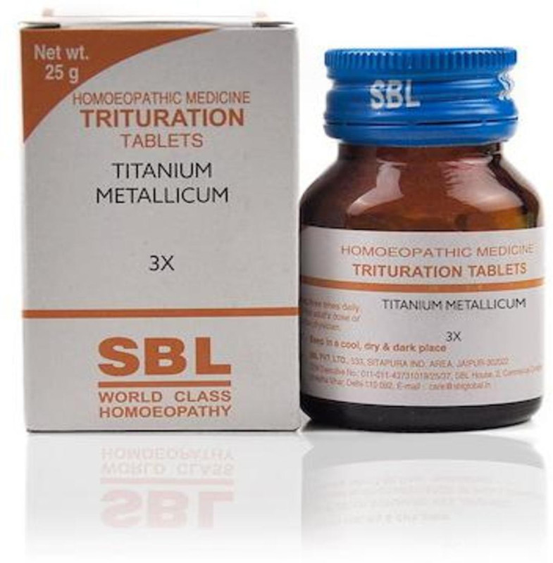 SBL Titanium Metallicum 3X Tablets(25 g)