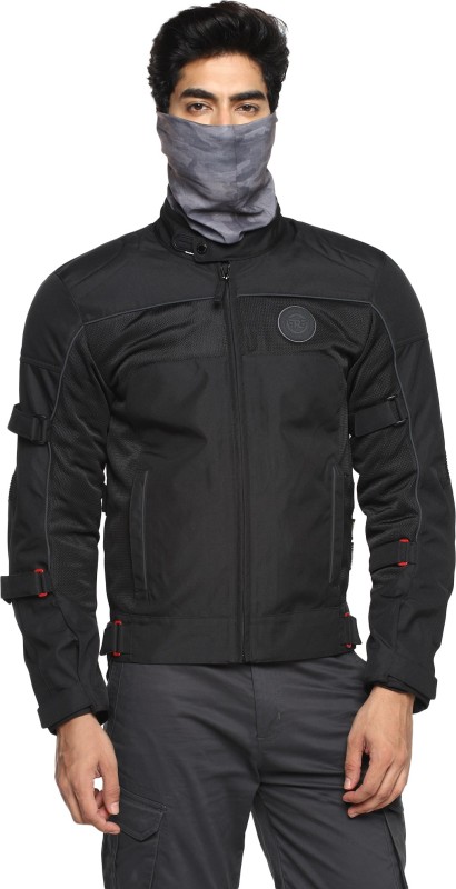 ROYAL ENFIELD RRGJKM000045 Riding Protective Jacket(Black, L Regular)