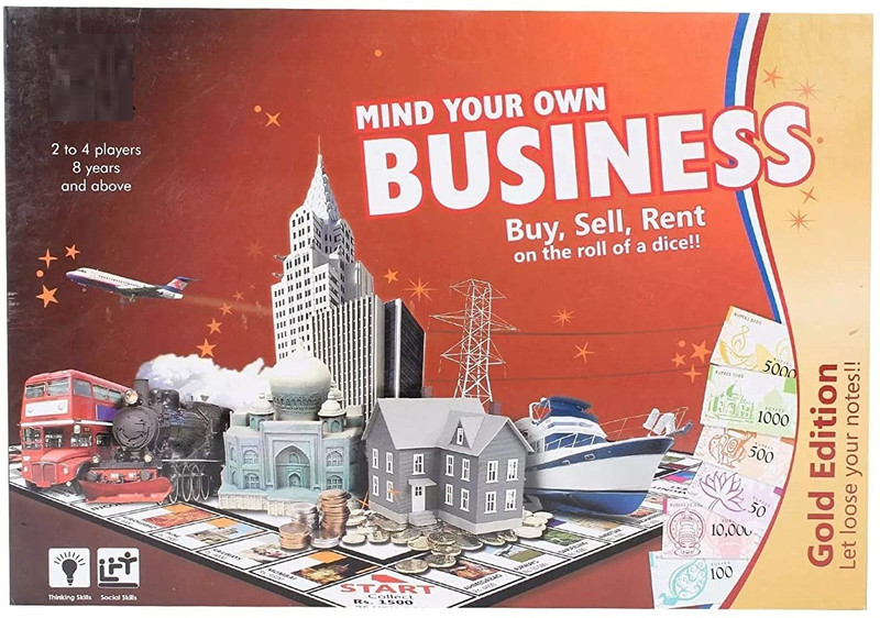 PEZYOX Mind Your Own Business (Silver - Coin) Board Game Accessories