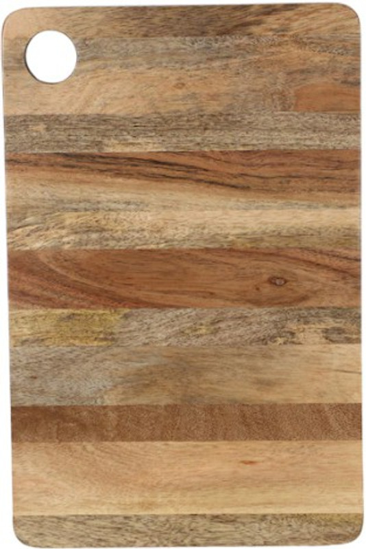 Kreyam's Teak Wood Cutting Board/Premium Chopping Board with Reversible Usage (10 * 12 * 0.50 INCHES) Wooden Cutting Board(Multicolor Pack of 1 Dishwasher Safe)