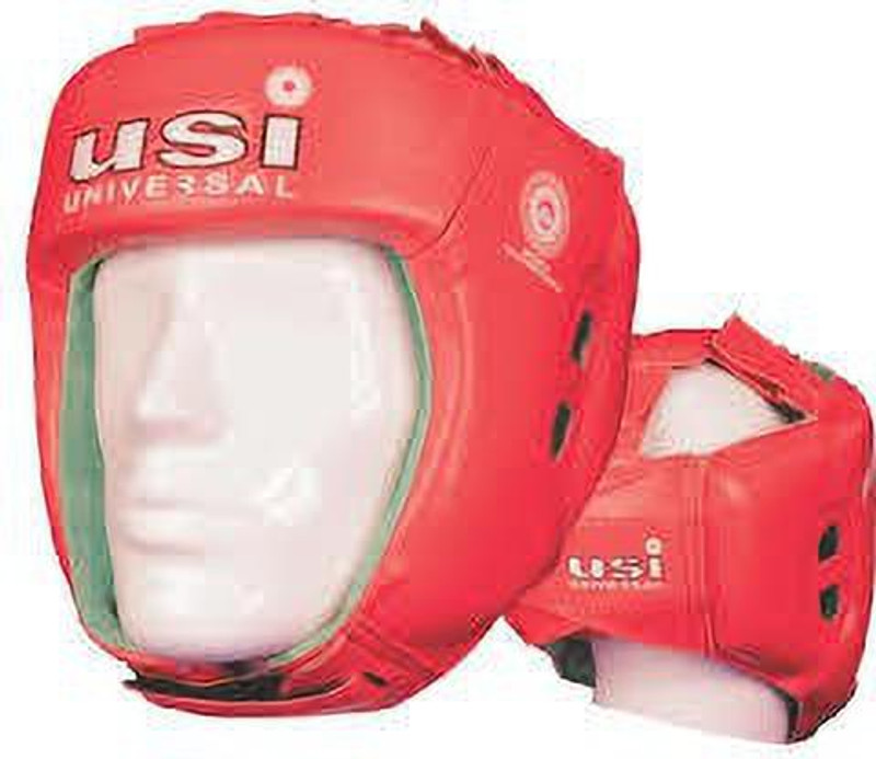 usi Lite Contest Boxing Head Guard(Red)