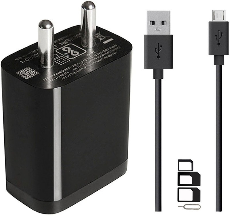 Siwi Wall Charger Accessory Combo for Samsung Galaxy A7 | Samsung Galaxy Xcover 5 | Samsung Galaxy J3 2018 | Samsung Galaxy Core 2 Duos | Samsung Galaxy On Nxt Charger Original Adapter Like Wall Charger | USB Charger | Mobile Power Adapter | Fast Charger | Android Smartphone Charger | Battery Charge