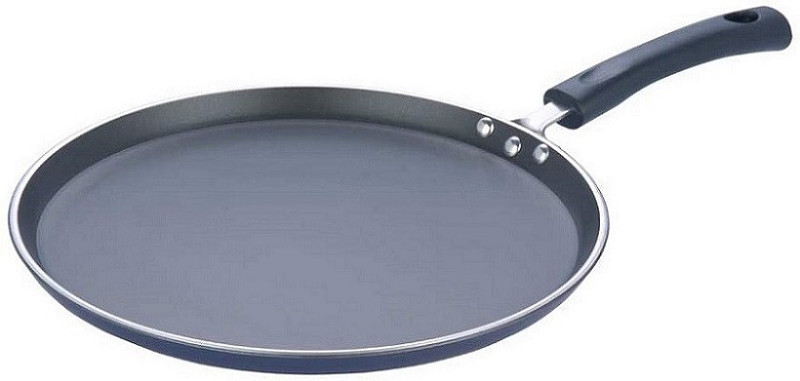 LEOSXA Non-Stick Dhosa Pan, Dhosa tawa, Aluminium Pan, Non-Stick Cookware Set Tawa 26 cm diameter(Aluminium, Non-stick)