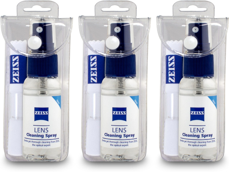 ZEISS Lens Cleaner for Glasses Camera Laptops Cellphones With MicroFiber Cloth-30ml (1 Pack)  Lens Cleaner(90 ml, NA inch, Pack of 3)