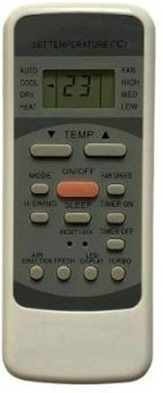 Topmarque  VC 02 Split/Window Air Conditioner Remote (Please Match The Image with Your Old Remote) CARRIER Remote Controller(White)