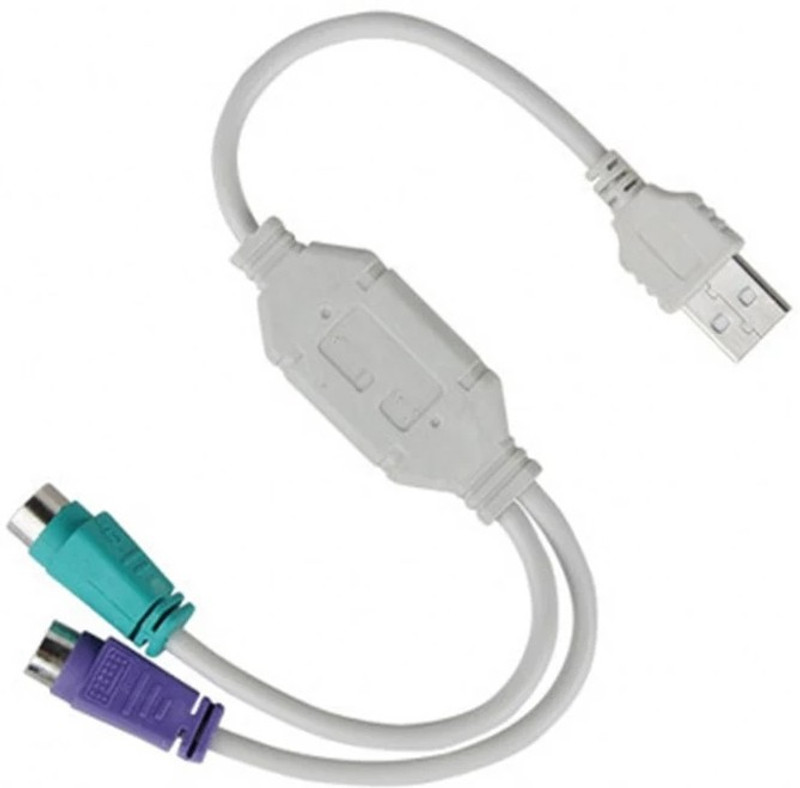 StoreIN USB to PS2 USB Adapter(White)