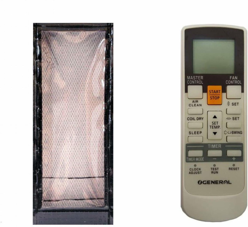 LUNAGARIYA Flip Cover for O General AC Remote Control(Black, Pack of: 1)