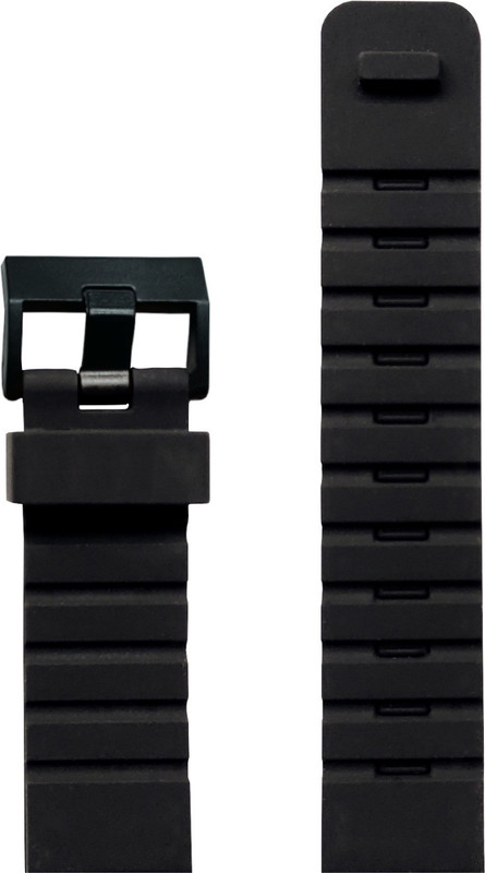 DBLACK [DSNLNE] Sadida 24 mm Silicone Watch Strap(Black)