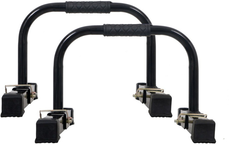 Allyson Fitness Push Up Stands Parallettes Dip Bars with Non-Slip PVC Handle & Rubber Push-up Bar