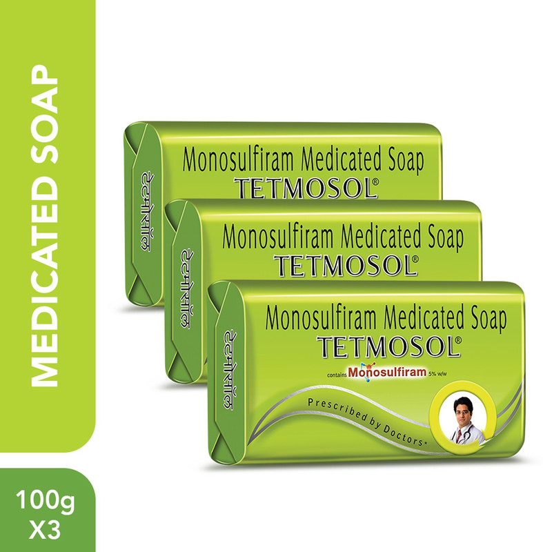 tetmosol Monosulfiram Medicated Soap Bar(4 x 100 g)