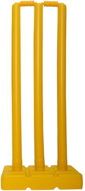 GOLS Plastic stump set for cricket lovers(Yellow)