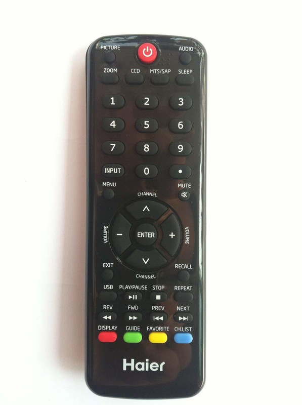 EHOP Compatible Remote Control for TV HTR-D09 HD09 HD06 LE29F2320 LE32F2220 L32D1120 L42C1180A HL32P2A LE29F2320 LE32F2220 LE24C1380 HL22XLT2A L32C1120 HL42XP22A HL32P2A L42C1180A Haier Remote Controller(Black)
