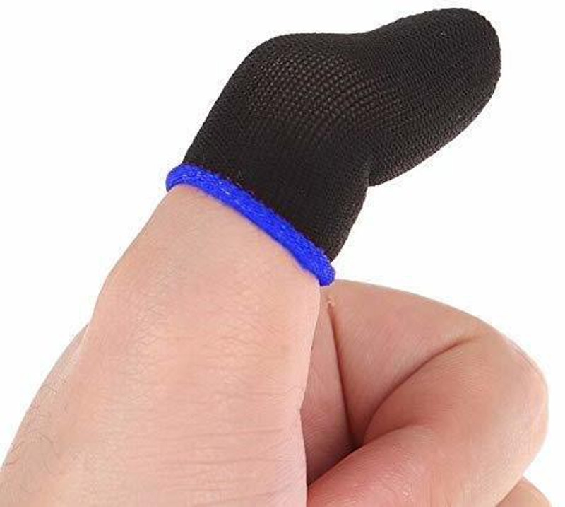 Viraan 8 Pcs Mobile Gaming PUBG Finger Sleeves Sweatproof Gloves Finger Sleeve(Pack of 8)