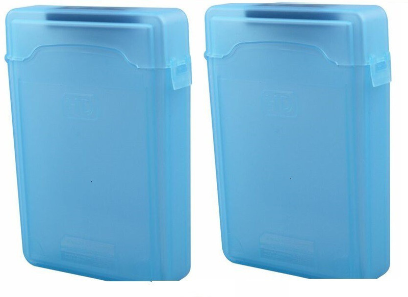 AlexVyan Pouch for HDD Protector Box for 3.5" IDE SATA Hard Disk Drive Protect Case Cover Enclosure Protective(Blue, Shock Proof, Pack of: 1)