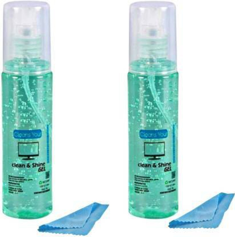 silaniya Plasma Laptop Monitor Screen Cleaning Kit Like a Gel Foam Spray Bottle for Computers, Laptops, Mobiles -100 ml, Pack of 2 for Computers(GL-01)