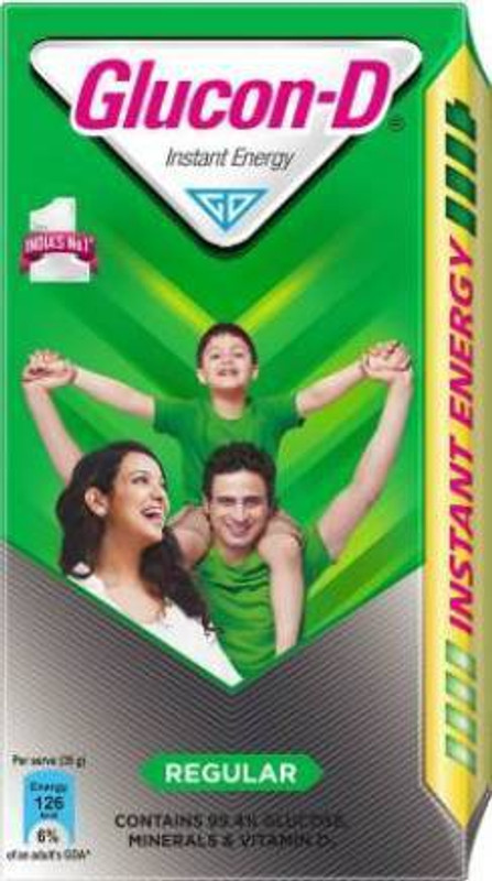 GLUCON-D Instant Energy Health Drink Regular (Pack of 1) Sports Drink(500 g, Regular Flavored)