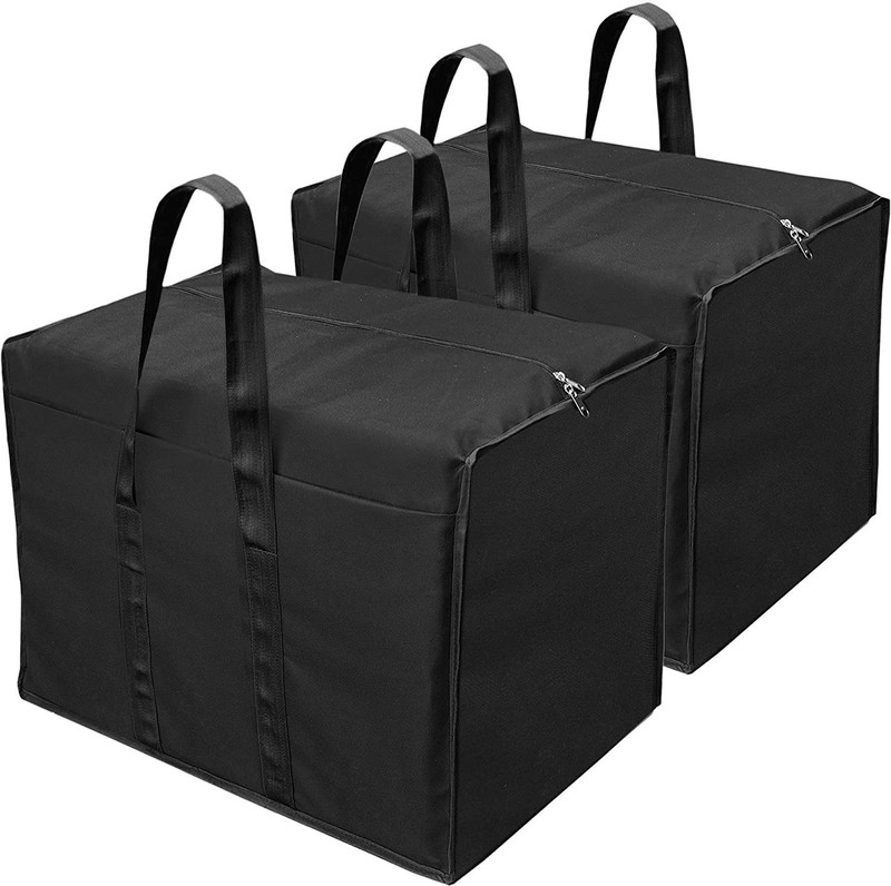whitekrafts Multipurpose Storage Bag Poly-canvas Laundry Bag(Black)