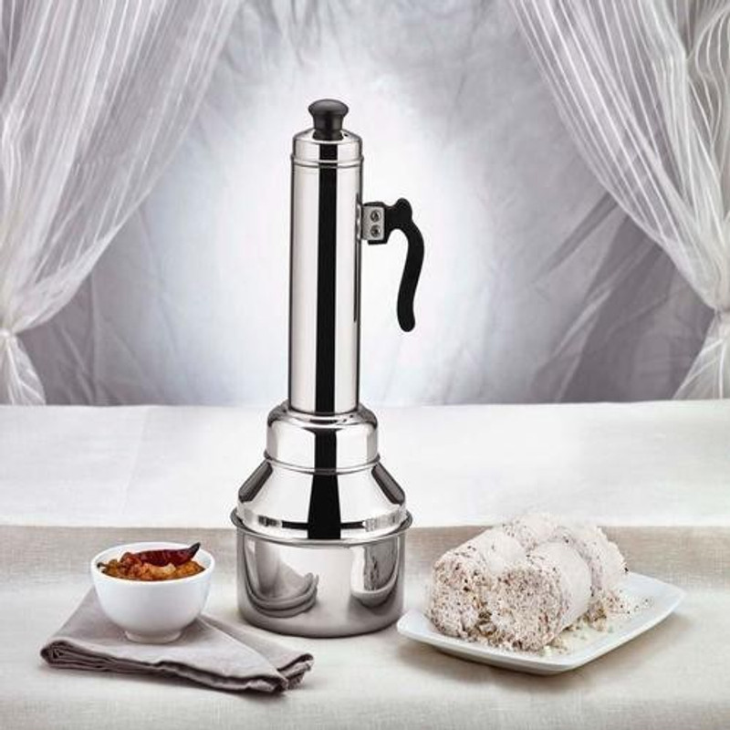 sivam stainless steel puttu kudam Steel Steamer(1 L)