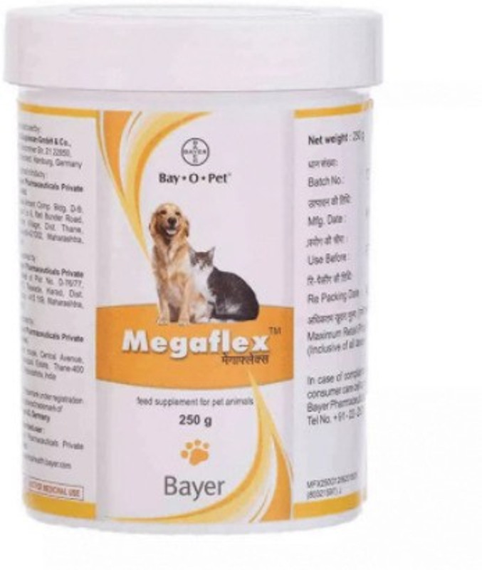Bayer Megaflex Feed Supplement For Pet Animals (250 gm) Pet Health Supplements(250 g)