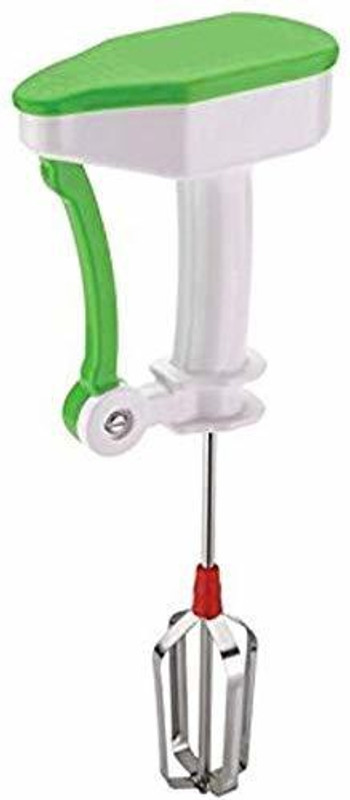 Yopram Butter Milk Lassi Maker Hand Press Blender Mixer Plastic Spiral Whisk
