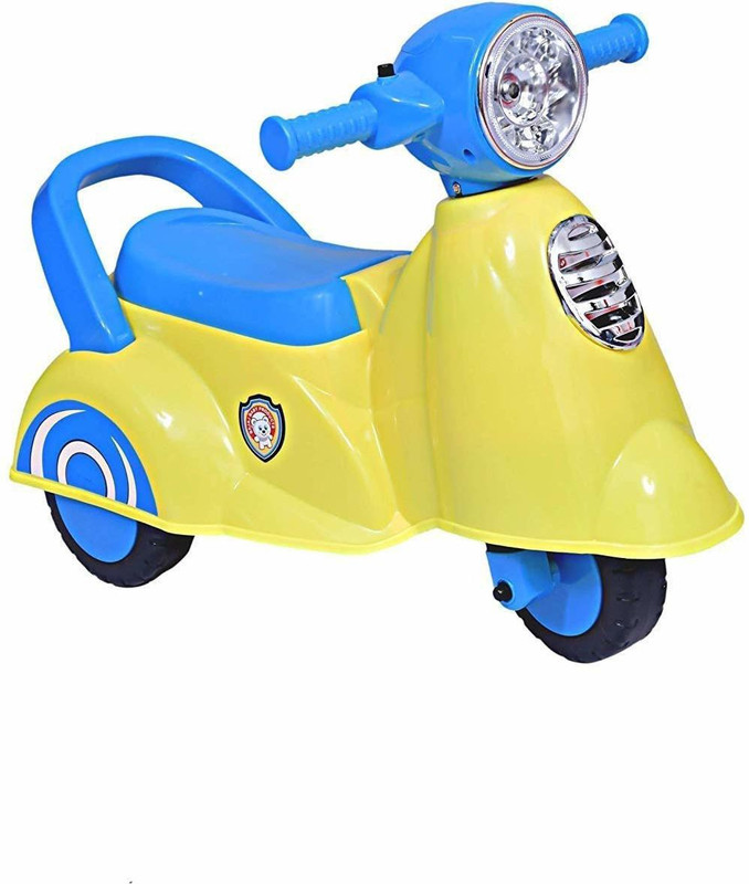 JoyRide Baby Italian Ride-on Scooter (Yellow)(Yellow, Blue)