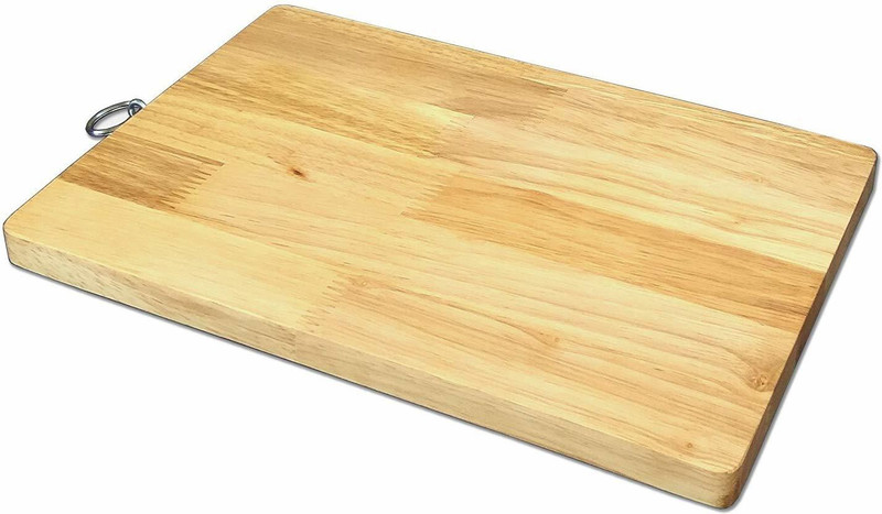Simran Enterprise Wooden Kitchen Chopping Board for Vegetables, Fruits Cutting Board (Pack of 1) Wooden Cutting Board(Brown Pack of 1 Dishwasher Safe)