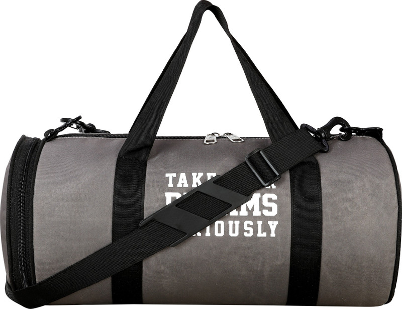Dmade water resistance sports kit bag with separate shoe compartment(White, Kit Bag)