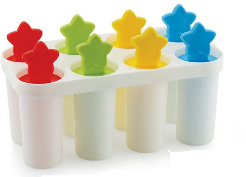 Bekner BKN-08-Fruity kulfi moulds Multicolor Plastic Ice Cube Tray(Pack of1)