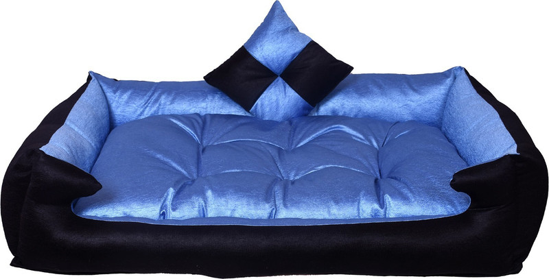 Heaven Luxurious Premium Quality Ultra Soft Velvet Sofa Dog Bed & Cat Bed| Puppies Puppy Pet Bed S Pet Bed(Brown)