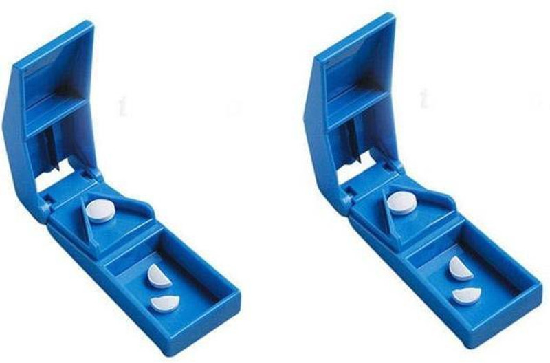 Raindrop World RW001 Manual Pill box with splitter(Blue)