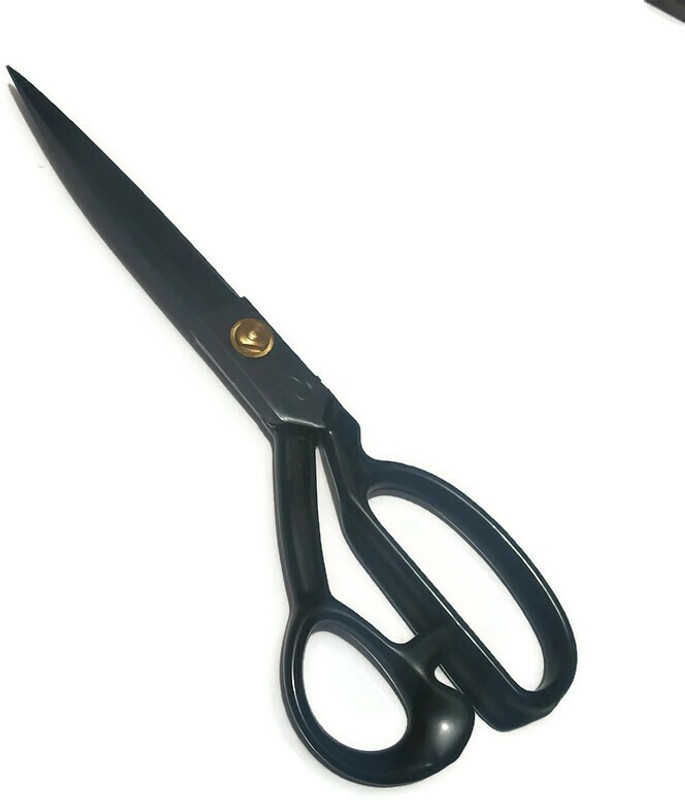 Gemsy Butterfly 10 inch Tailoring Scissor with Rubber Handle Scissors(Set of 1, Black)