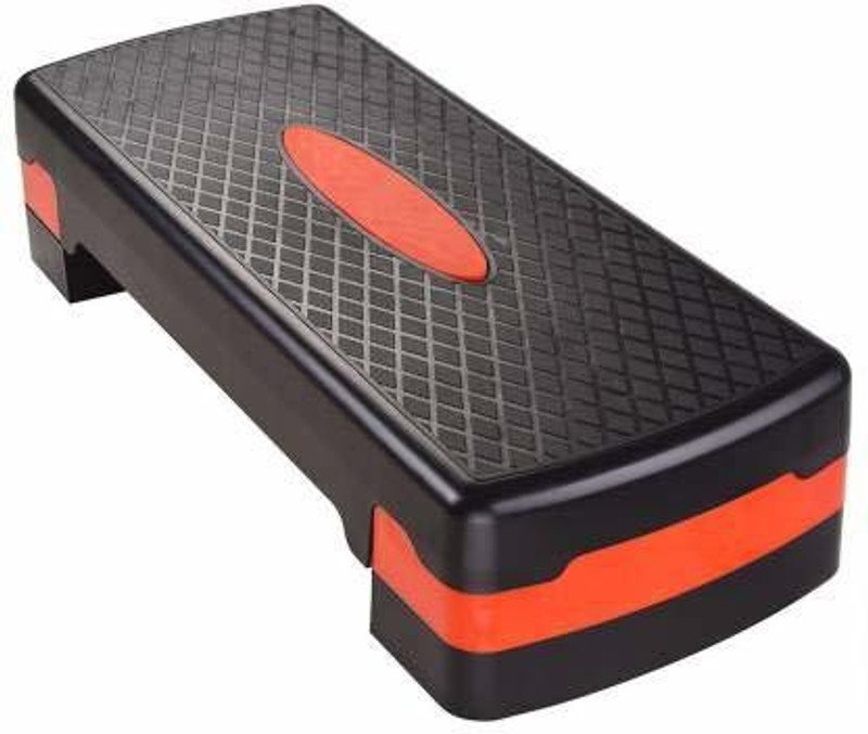 Bhatia Sports Adjustable Workout Fitness Stepper Exercise Platform with Risers Stepper Stepper(Multicolor)