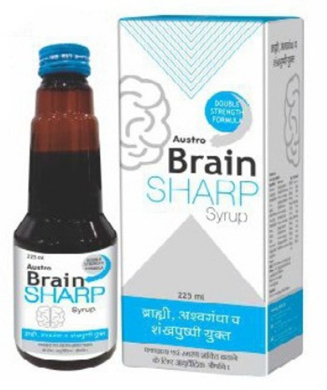 Brain SHARP SYRUP 225 ML FOR SHARP BRAIN (PACK OF 3) (675 ml)(Pack of 3, 675 ml)