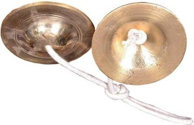 Fellix Premium Quality Brass Manjeera Kartal Instrument