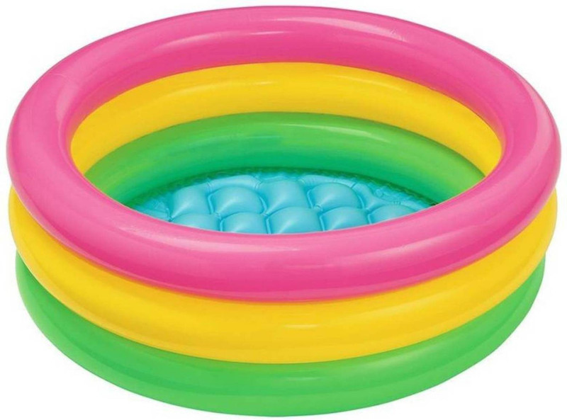 TOP ONE Water Tub Inflatable Pool 2 ft Diameter Inflatable Swimming Pool(Multicolor)