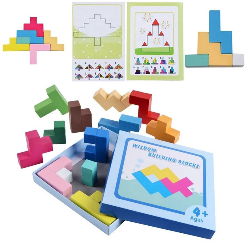 Univocean Educational Building Blocks Toys Puzzle Game(Multicolor)