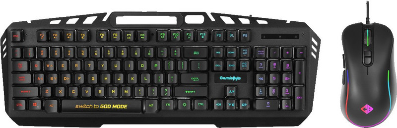 Cosmic Byte GKM-19 Dragon Fly RGB Combo Set Designed for Gaming(Black)