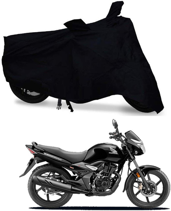 Mdstar Two Wheeler Cover for Honda(CB Unicorn 160, Black)