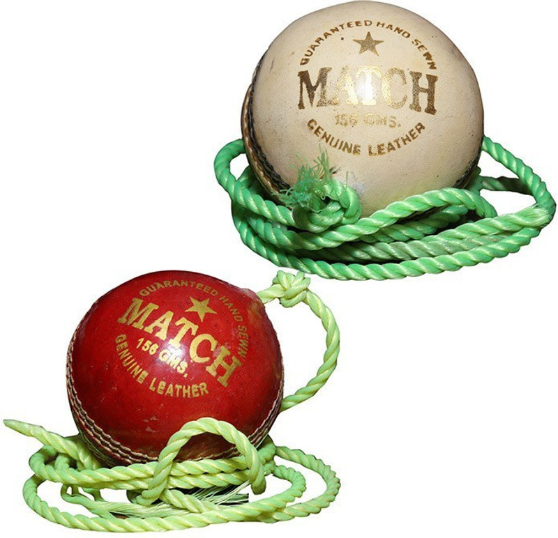 Owlix Practice Combo Cricket Training Ball(Standard, Pack of 2, Red, White)